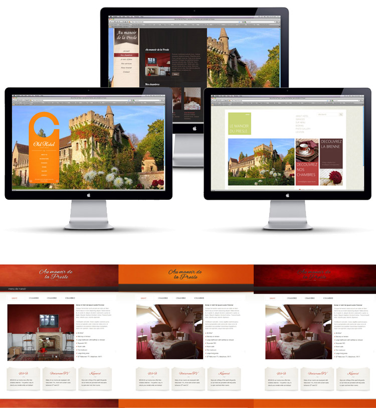 inspiration graphique pour le manoir de la presle