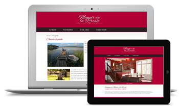 Site Internet du manoir de la Presle, chambre d'hôtes.