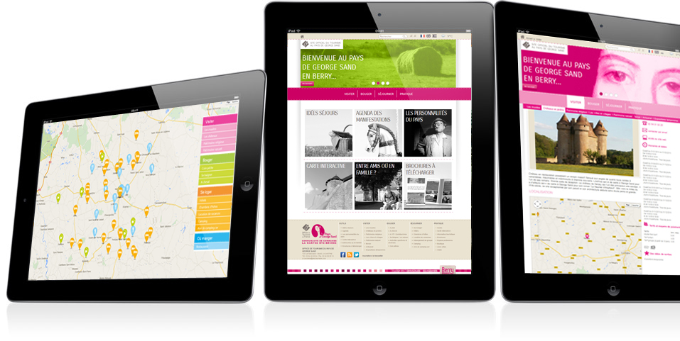 Site internet web responsive du pays de George Sand